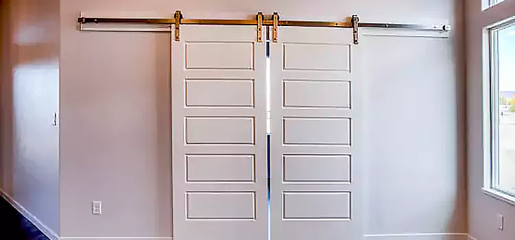 Glass Barn Door with Installation Hardware Kit Hazel Dell